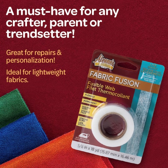 Aleene's® Fabric Fusion® White Lite Fusible Web